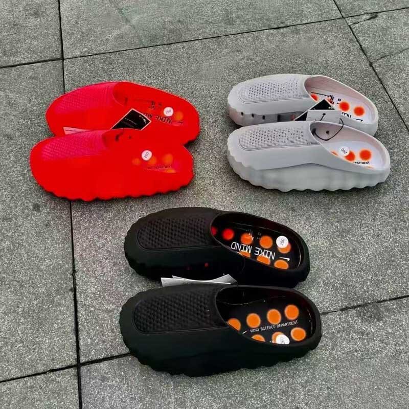 Cross-Border Genuine Nike Official Aj Men's Shoes Mind 001 Foot Massage Slippers Women's Comfortable Breathable Outdoor Closed-Toe Shoes