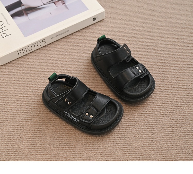 Boys Sandals Soft Soled Summer Beach Shoes For Kids And Students_voghion.com
