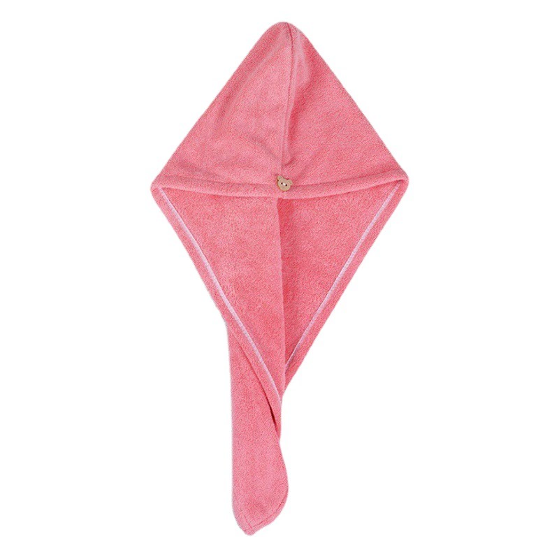 Шапочка для сушки волос из высококачественного кораллового флиса, однотонная, элегантная, мягкая, впитывающая, утолщенная, для взрослых, хит продаж.