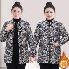 一件代发 2025冬天加绒加厚新款棉衣棉服罩衣保暖耐脏保暖棉服女