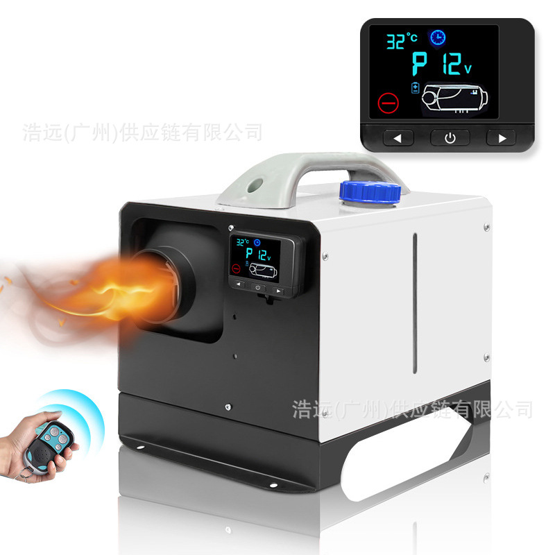 Truck Lorry Fuel Air — Qìchē Automotive air conditioning - 5kw-horizontal-integrated-unit-12v-white-fh002-5kw18-12v-w-1