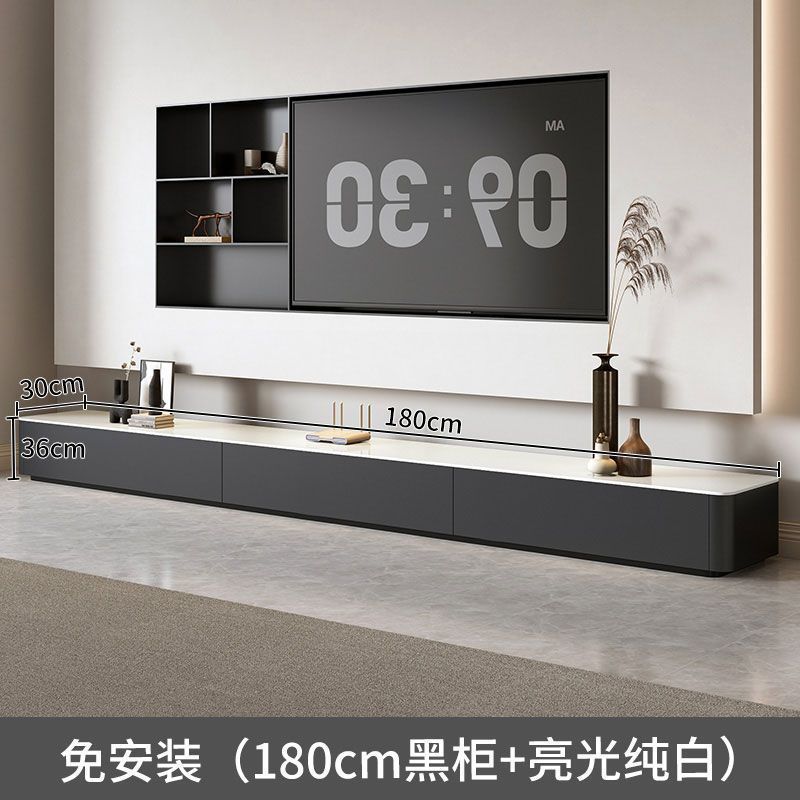 フロアテレビキャビネットリビングルームホーム2024新しい小さなアパートライト高級コーヒーテーブルテレビキャビネットの組み合わせ|undefined