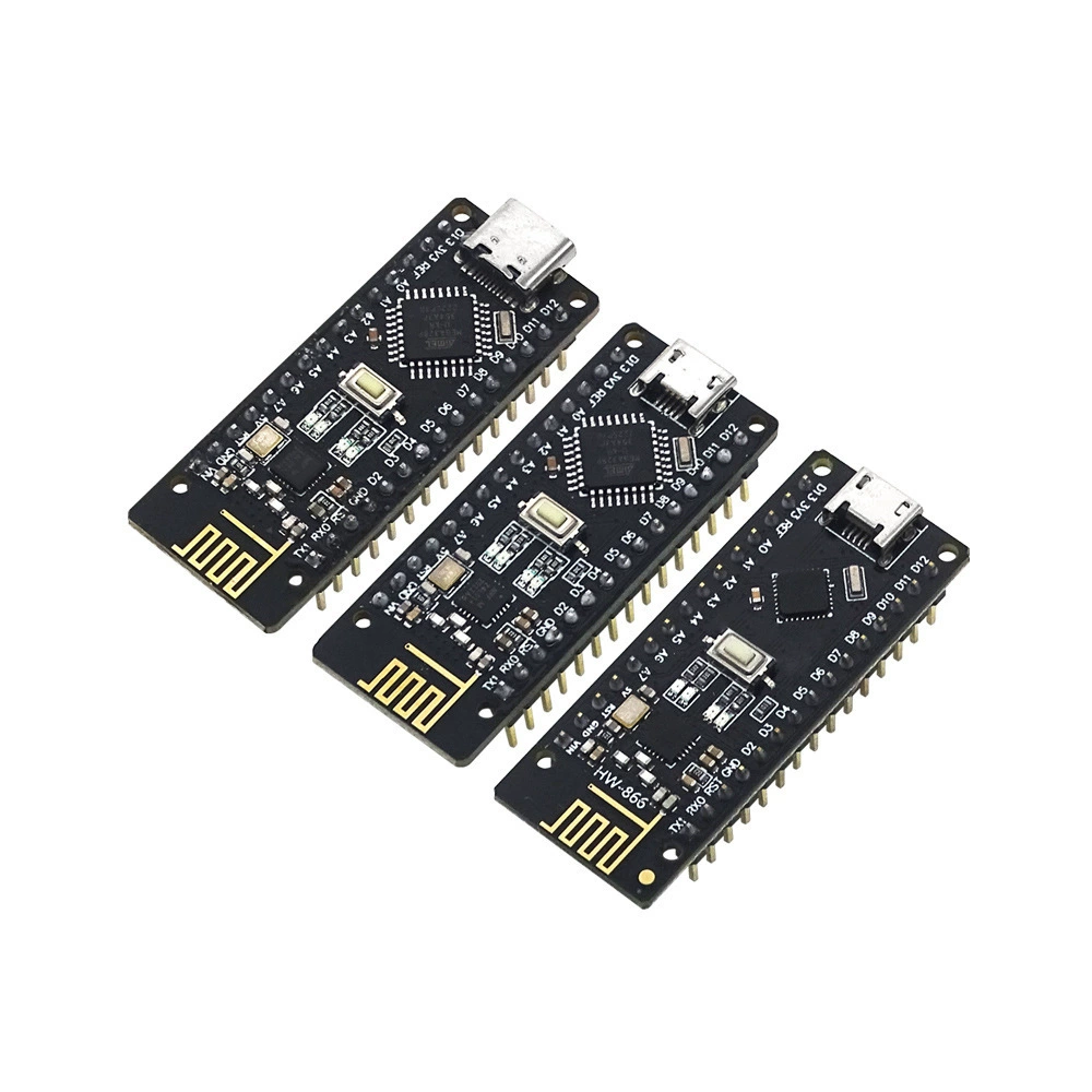 RF-Nano совместимый ATMEGA328P Nano V3.0 Интегрированный NRF24L01 беспроводной последовательный модуль CH340