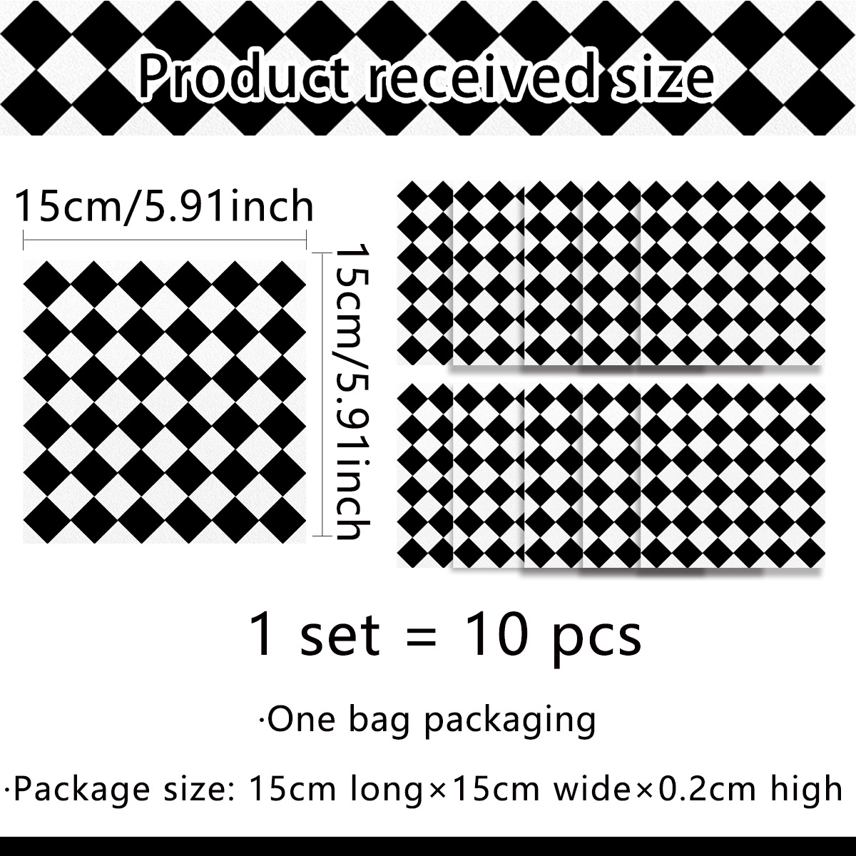 ACZ2009（15*15cm*10pcs）