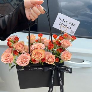 Flower Arrangement Girlfriend Day Souvenir Gift Box Boyfriend 115 Waterproof Flower Box Flower Basket 30 Flower Box Lottery Handbag