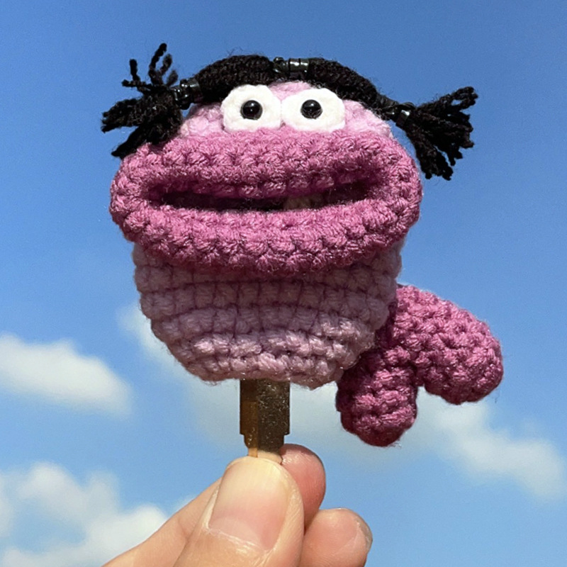 【미니】보라색 슈트 헤드