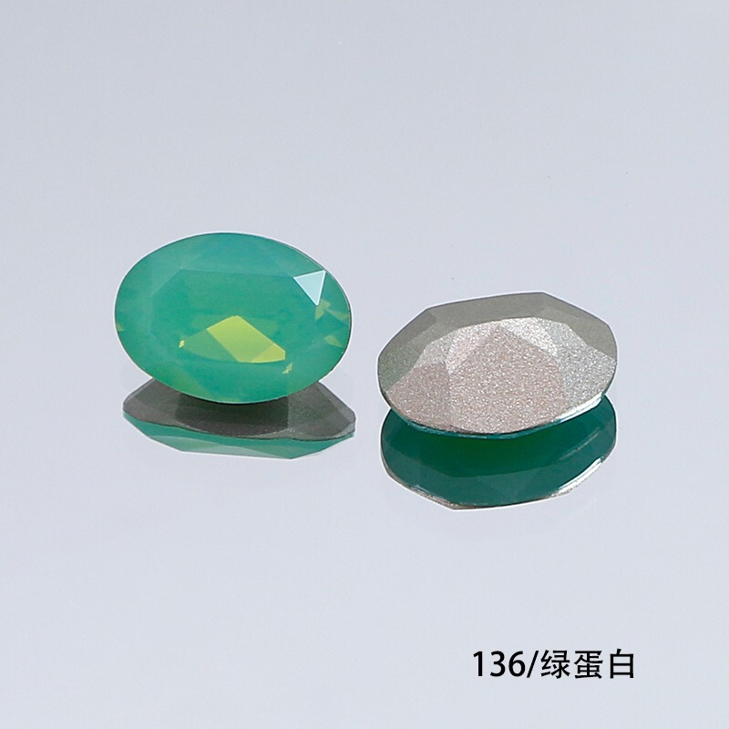 东洲水晶18*13大椭圆尖底钻甄选优质K9水晶爆闪镀银饰品配件工厂|undefined