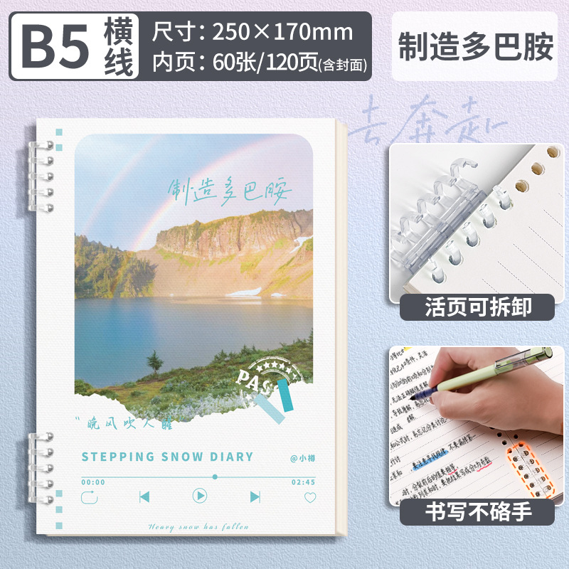 B5 escape romántico-fabricación de dopamina-línea horizontal