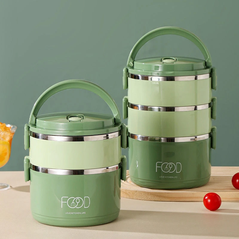 不锈钢保温饭盒多层保温饭盒碗便携带饭桶上班族便当盒汤饭碗学生