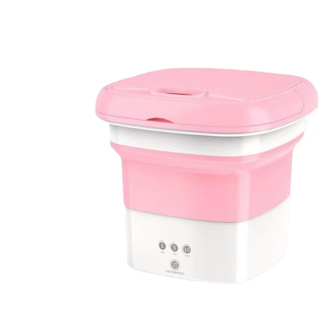 Mini foldable washing machine portable dormitory home baby underwear sock cleaner full semi-automatic washing machine