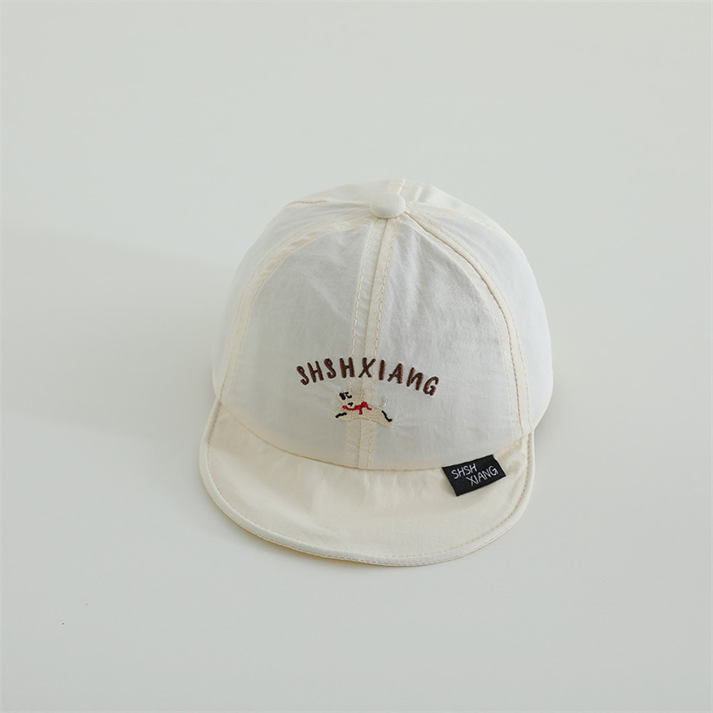 Sombreros para bebés ligeros y delgados primavera y otoño moda gorra de lengua de pato lindo niño caricatura cachorro bebé gorra de béisbol de ala corta marea