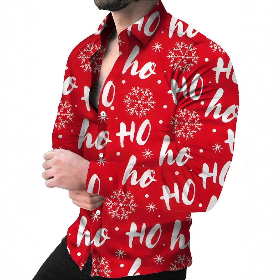 2024 nueva camisa de manga larga para hombre de tendencia de moda casual europea y americana transfronteriza de Amazon MB12