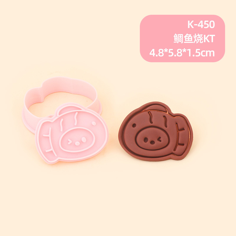Red de celebridades con el mismo modelo de molde de galleta de mantequilla Sanrio, linda herramienta de horneado de prensa tridimensional de bricolaje para el hogar image 39