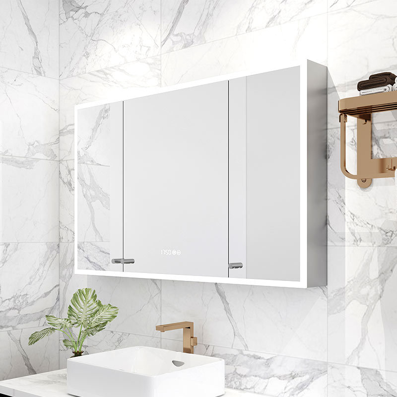 Guangdong Manufactor customized hotel engineering intelligence Space Aluminum cabinet TOILET Bathroom mirror cabinet multi-storey Lockers