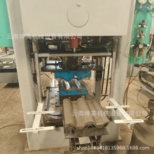 全自动模压水泥彩瓦成型机 公园路面水磨石生产设备 免拆模板设备