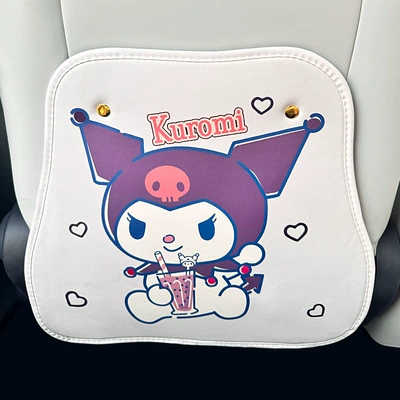 Cute Anti-Dirt Protective Gear for – Chair back anti-kick pad - star-wish-drinking-drink-kuromi-leather-anti-kick-pad