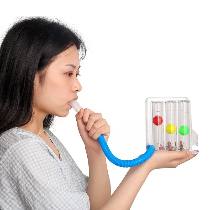 Breathing Trainer Three-Ball Lung Capacity Training Lung Function Exercise Breathing Trainer