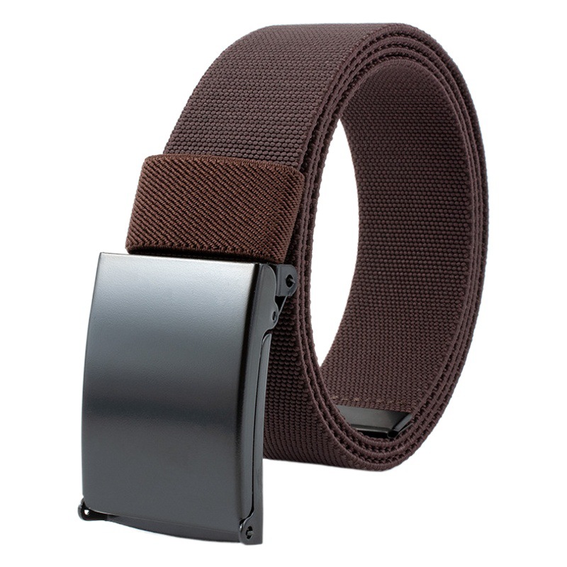 Fábrica al por mayor cinturón suave hebilla de nylon tejido cinturón elástico táctico al aire libre entrenamiento militar de los hombres pantalones cinturón