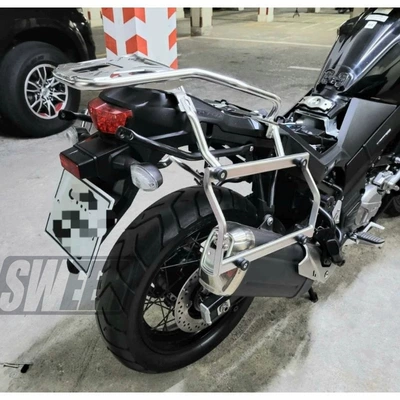 Motorcycle trunk F750Gs/F850Gs Adv Stainless Steel