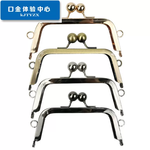 [screw hole] 14cm trapezoidal non-hole iron wire ear beat bead hand pressure hole large bead mouth gold high-grade goods