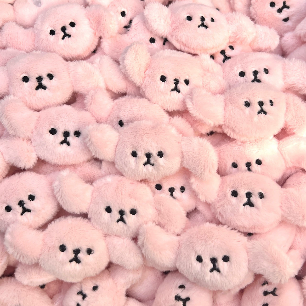 Розовое дрожащее ухо щенок мультфильм плюшевые животные DIY аксессуары декоративные аксессуары Кепка аксессуары для одежды носки аксессуары для волос