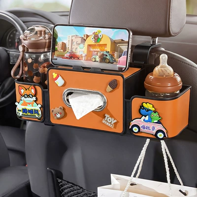 Cute Multifunctional Tissue Box Mobile — Car tissue box/set