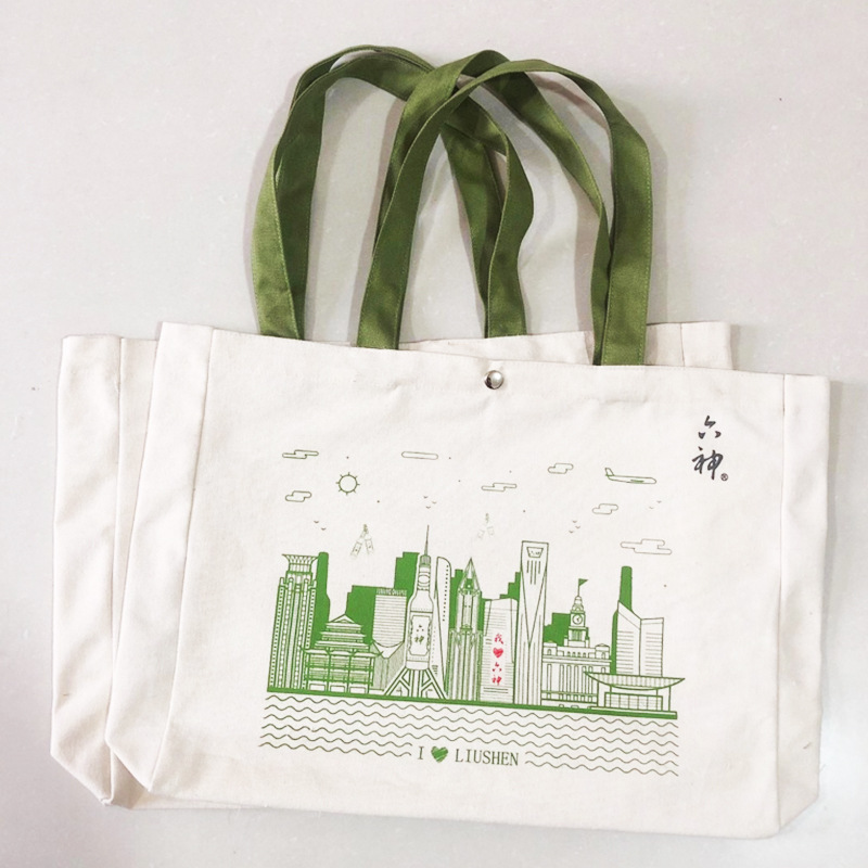 厂家现货棉布袋定制时尚手提购物袋印花logo图案购物袋手提帆布袋