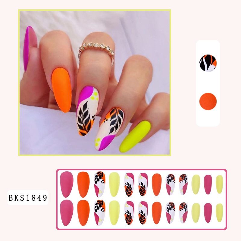 Wear Armour Medium Almond Armour Frosted Nail Stickers