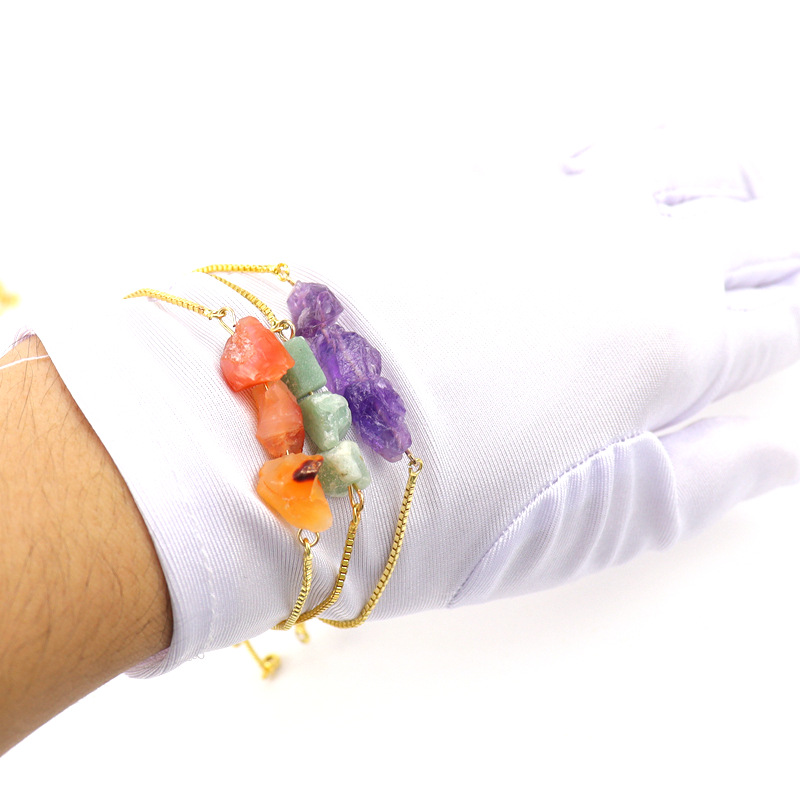 Fashion Irregular Alloy natural stone Bracelets 1 Piece