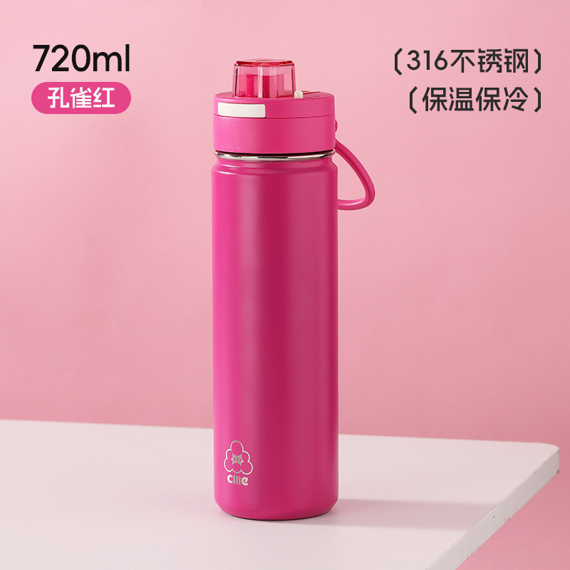 希乐保温杯女新款2025高颜值316吸管杯子男儿童学生上学专用水壶|undefined