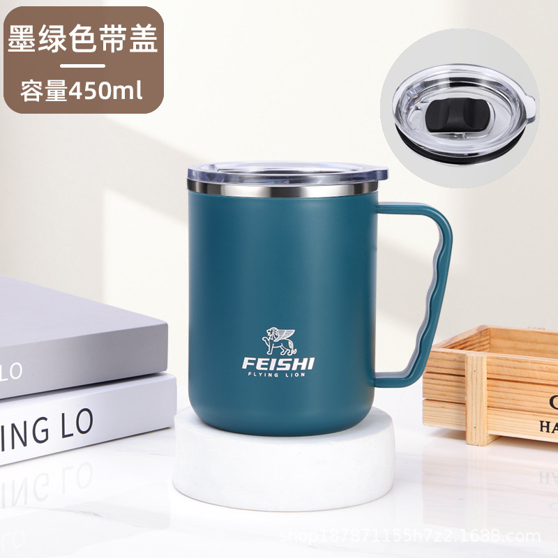 Tienda departamental Taza de enjuague bucal de acero inoxidable de 300ml Taza de leche Taza de café doble Taza de agua para niños Taza de lavado Taza de cepillo de dientes Tanque