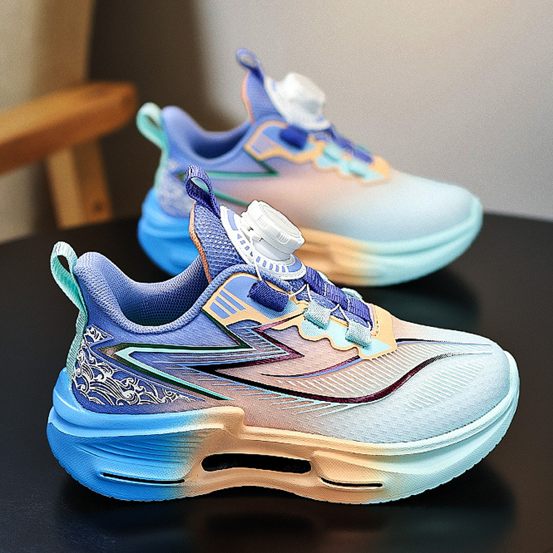 Zapatos para niños Primavera 2025 Nuevos zapatos deportivos ligeros para niños Zapatos para correr casuales geniales para niños de mediana edad