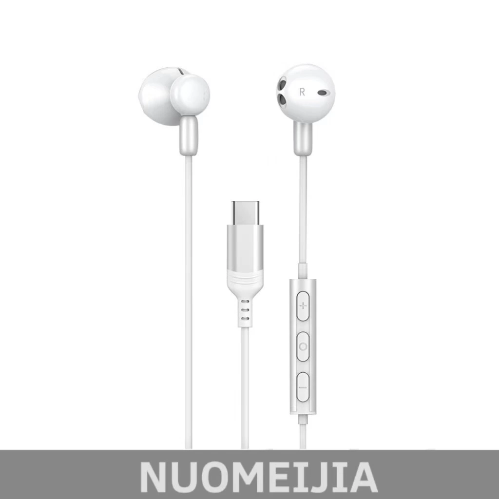 Проводные наушники Type-C/3.5 мм, высококачественное HiFi звучание, полу-вкладыши с микрофоном