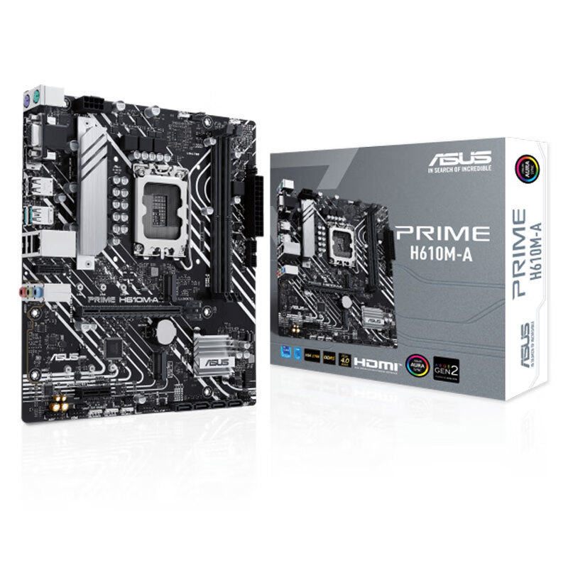 ASUS PRIME H610M-A DDR5 desktop computer motherboard for i3/12 generation CPU processor