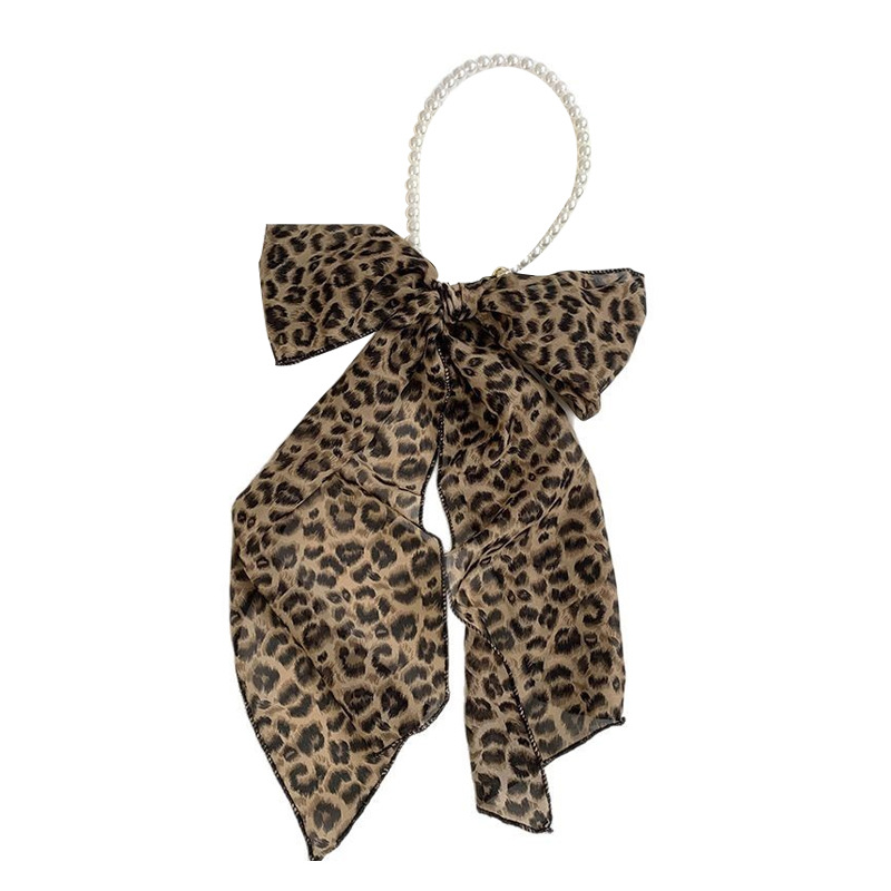 Collar de perlas Nuevo cinturón de moda multiusos Bufanda de seda Tiras largas Tiras de alta calidad Turbante para el cabello Cinturón de lunares para el cabello Accesorios para el cabello