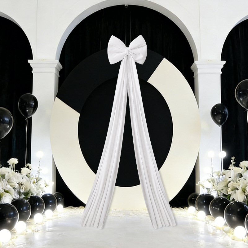 Nuevo día de San Valentín colgantes de arco de techo grande decoración de escena interior tela de terciopelo colgantes de arco de tamaño grande