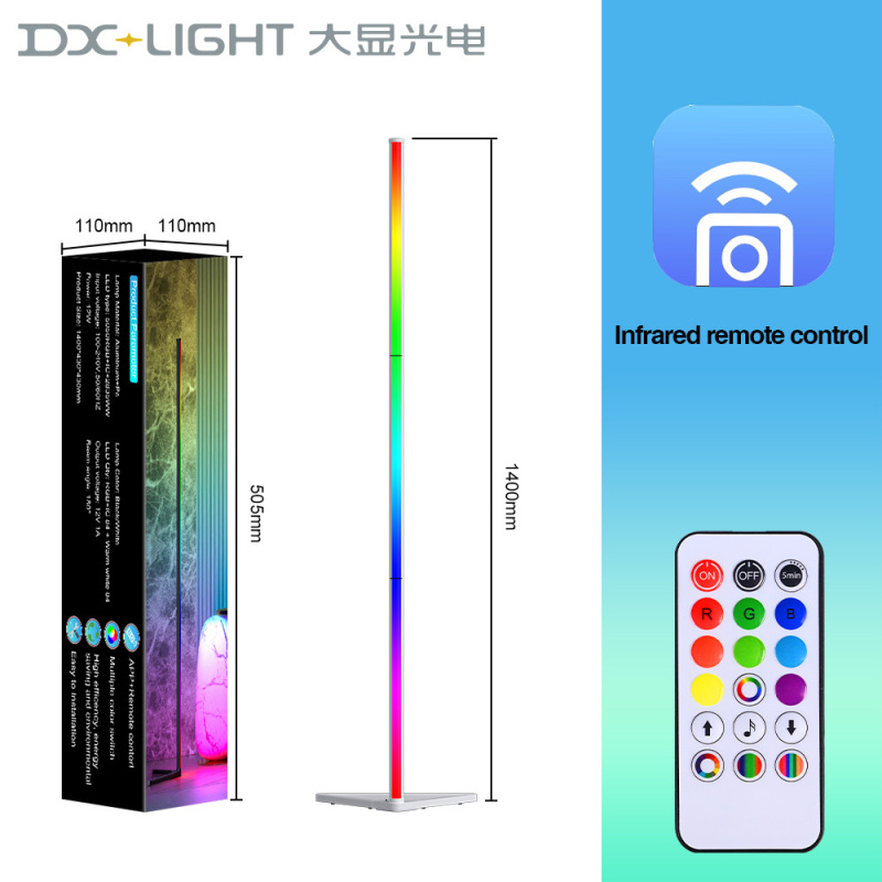USB音乐拾音灯APP氛围灯蓝牙幻彩墙角氛围灯蓝牙APP落地氛围灯|undefined