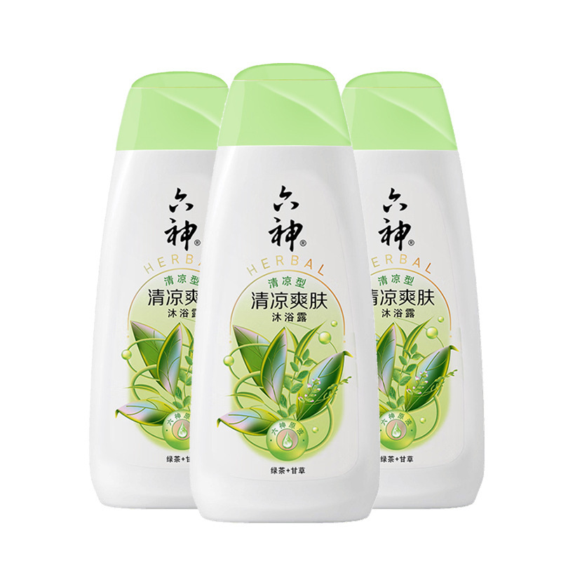六神沐浴露清凉冰片滋润沐浴乳清香爽肤450G家用正品批发包邮|undefined