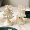 Cross -border American candlestic retro Christmas romantic gift home accessories aromatherapy iron candlestick ornaments
