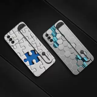 适用Tecno手机壳成熟简单情侣素色散热潮流男女款支架个性硅胶