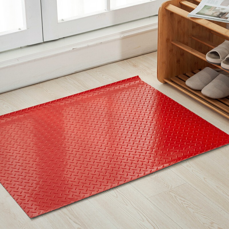 牛筋滑り止めフロアマット廊下キッチン階段防水カーペット工場倉庫工場PVCゴム床マット|undefined