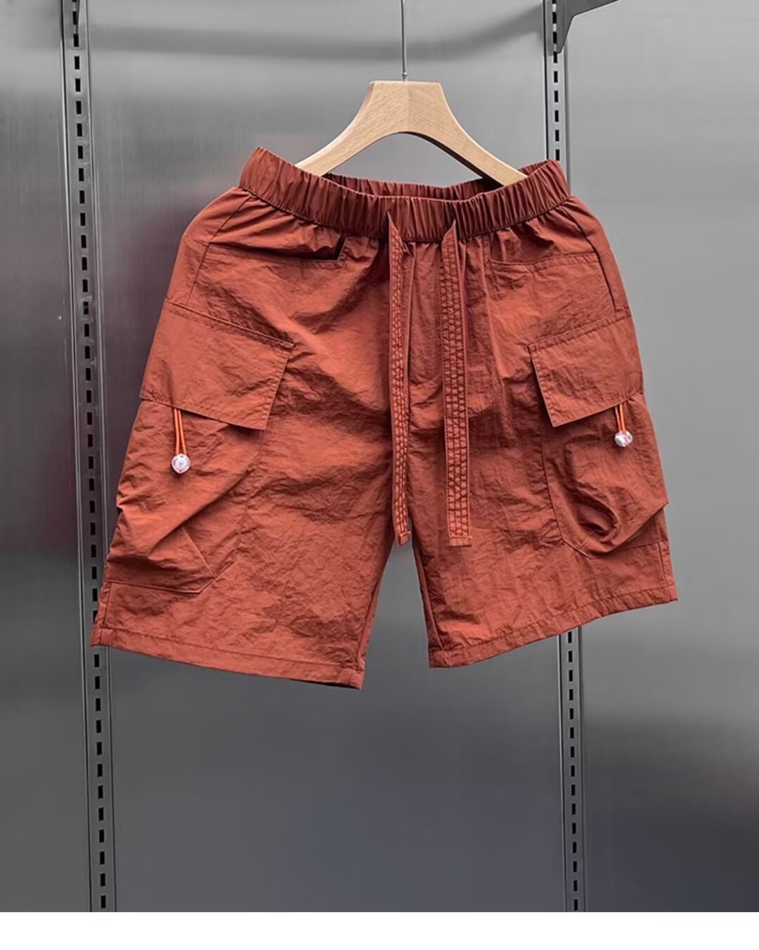 Ultra-Lightweight Men's Quick-Dry Cargo Shorts - Breathable Casual Athletic Shorts With Multiple Pockets For Summer, Beach, And Outdoor Activities_viptrois.com