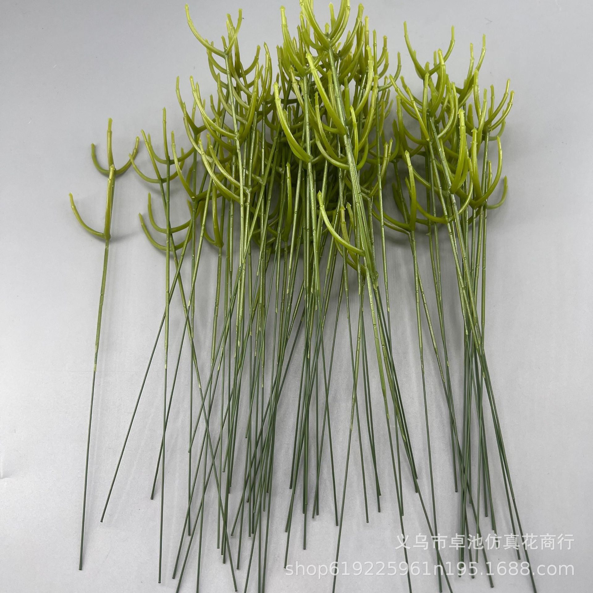 跨境人造花手捧满天星5目27厘米枝杆.装饰家居摆件婚庆插花铁包胶