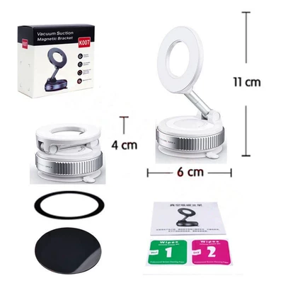 Phone Stand Dashboard Nano – Car phone holder - vacuum-adsorption-haoyuebai-metal-rod-conventional-magnet-k007-mobile-phone-holder