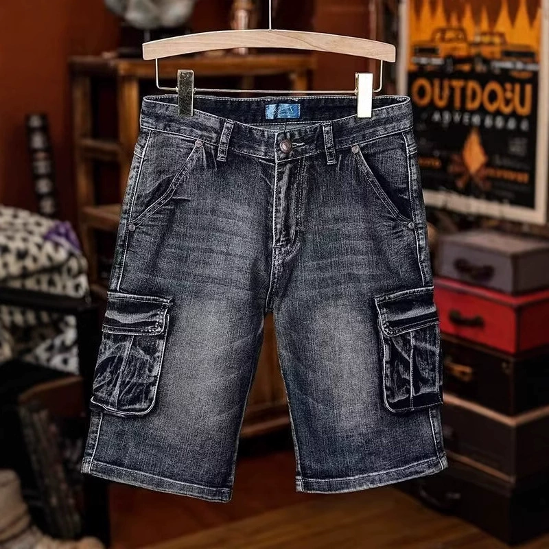Джинсовая юбка, летние шорты, объемные брюки для отдыха, oversize
