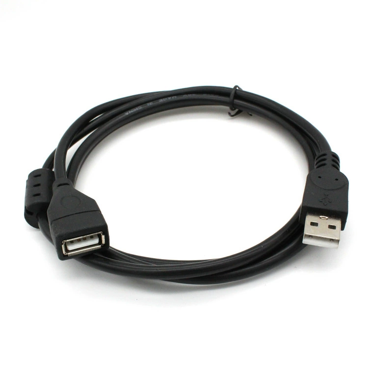 USBA-F 1.5米 USB数据线 黑色 USB延长线 公母接口