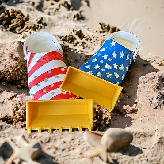 Snow Plow Croc Charm Attachment Snow Plow Crocodile Hole Shoes Funny Cool Decorations