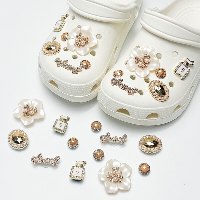Pearl Flower 12-piece Set Fit Hole Shoes Buckle Pearl Accessories Shoe Flower Shoe Buckle Decorative Buckle Slippers Diy Accessories Pearl Flower 12-piece Set Fit Hole Shoes Buckle Pearl Accessories Shoe Flower Shoe Buckle Decorative Buckle Slippers Diy Accessories