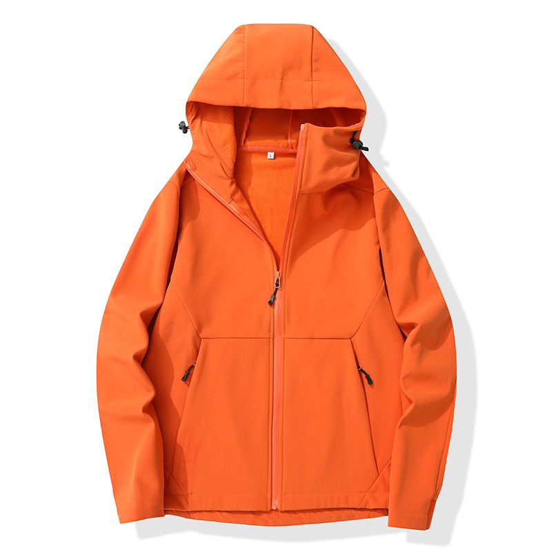Hombres y mujeres al aire libre chaqueta de asalto de cáscara blanda chaqueta deportiva chaqueta de montaña chaqueta impermeable