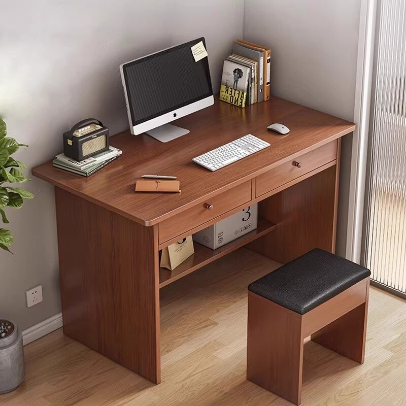 Desktop Computer Table Home Bedroom Simple Economical Simple Office Desk Desk Student with Keyboard Tray